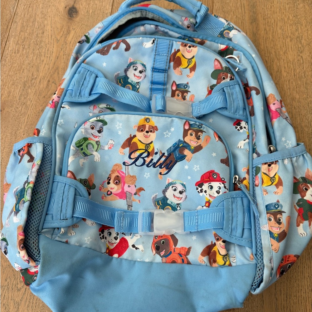 Pottery Barn Kids Blue Paw Patrol Mackenzie Backpack - Good used condition